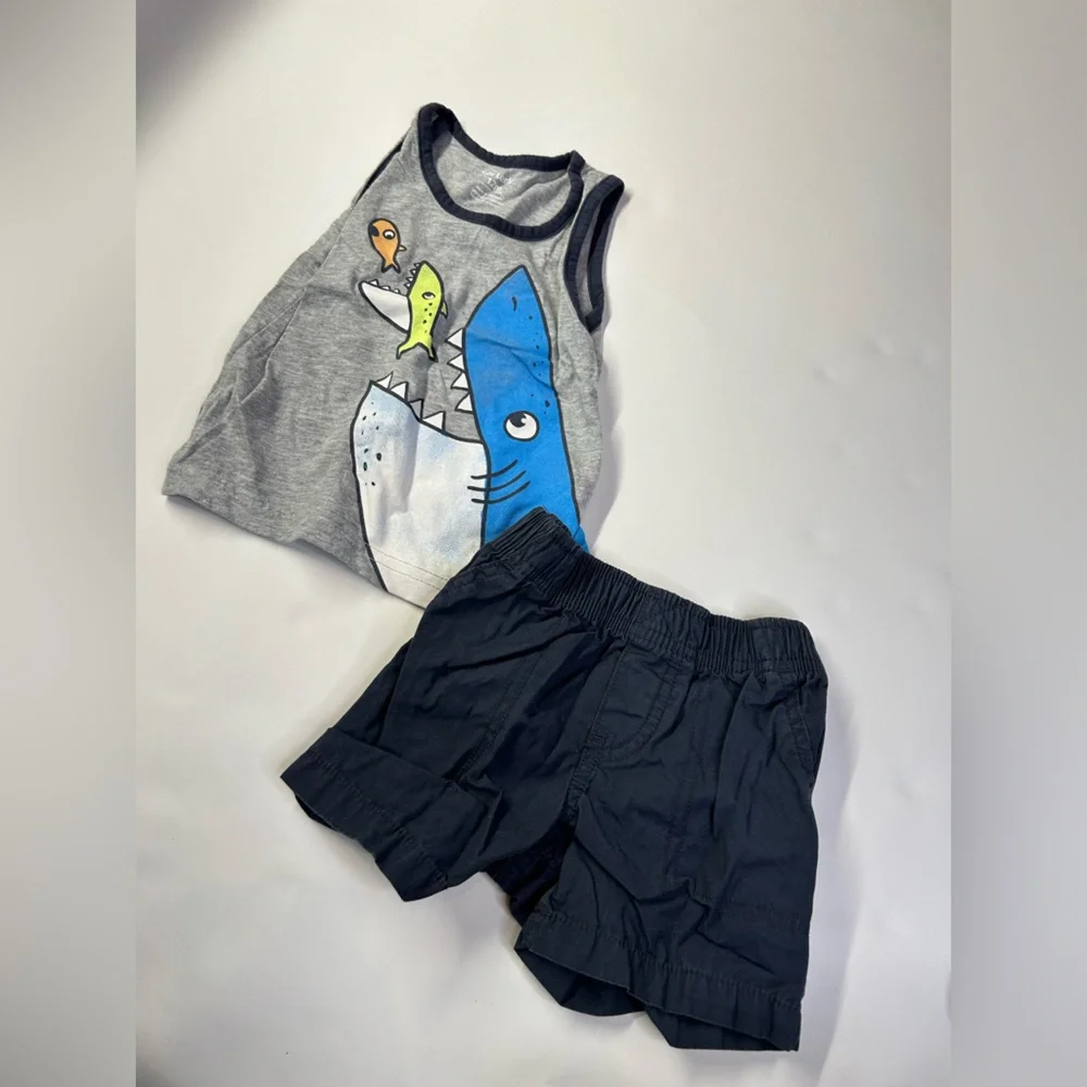 Carters Baby Boy Tank and Short Set